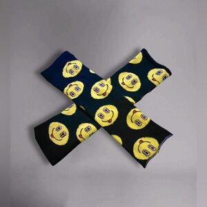 ‘ACIIID TRIIIIP’ Custom Trippy Smiley Arm Warmer Gloves